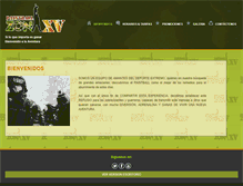 Tablet Screenshot of paintballzonaxv.com